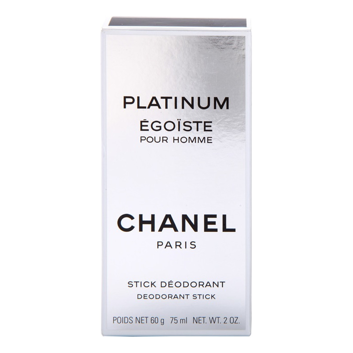 Chanel Egoiste Platinum Dezodorant w sztyfcie dla mężczyzn 75ml