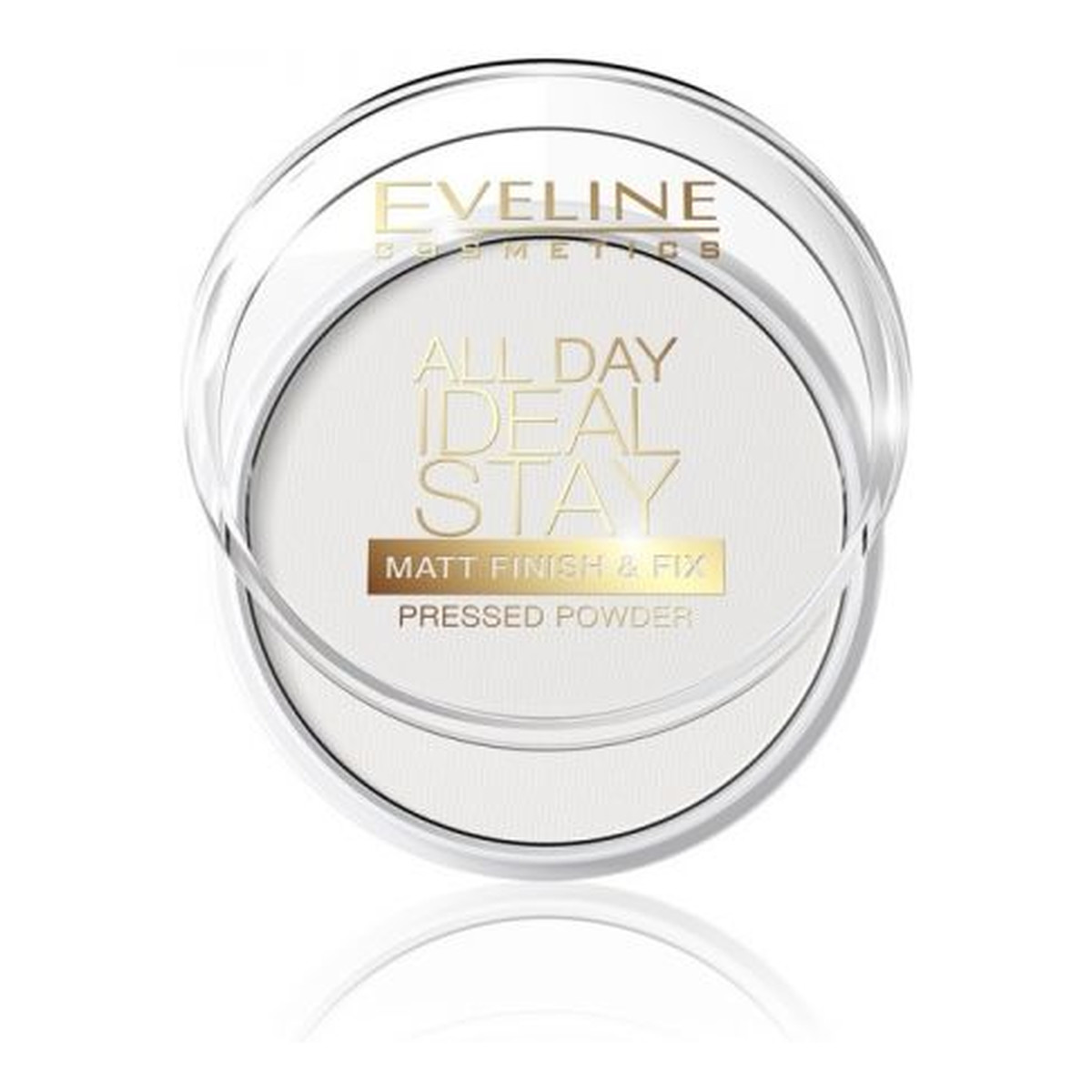 Eveline All Day Ideal Stay Matt Finish & Fix Puder prasowany matujący