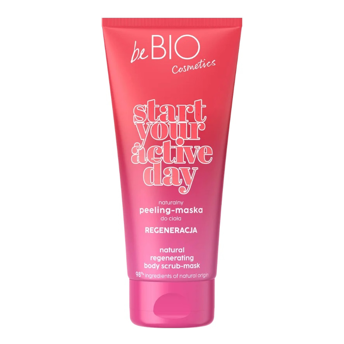 Be Bio Ewa Chodakowska Start your active day naturalny peeling-maska do ciała regeneracja 200ml