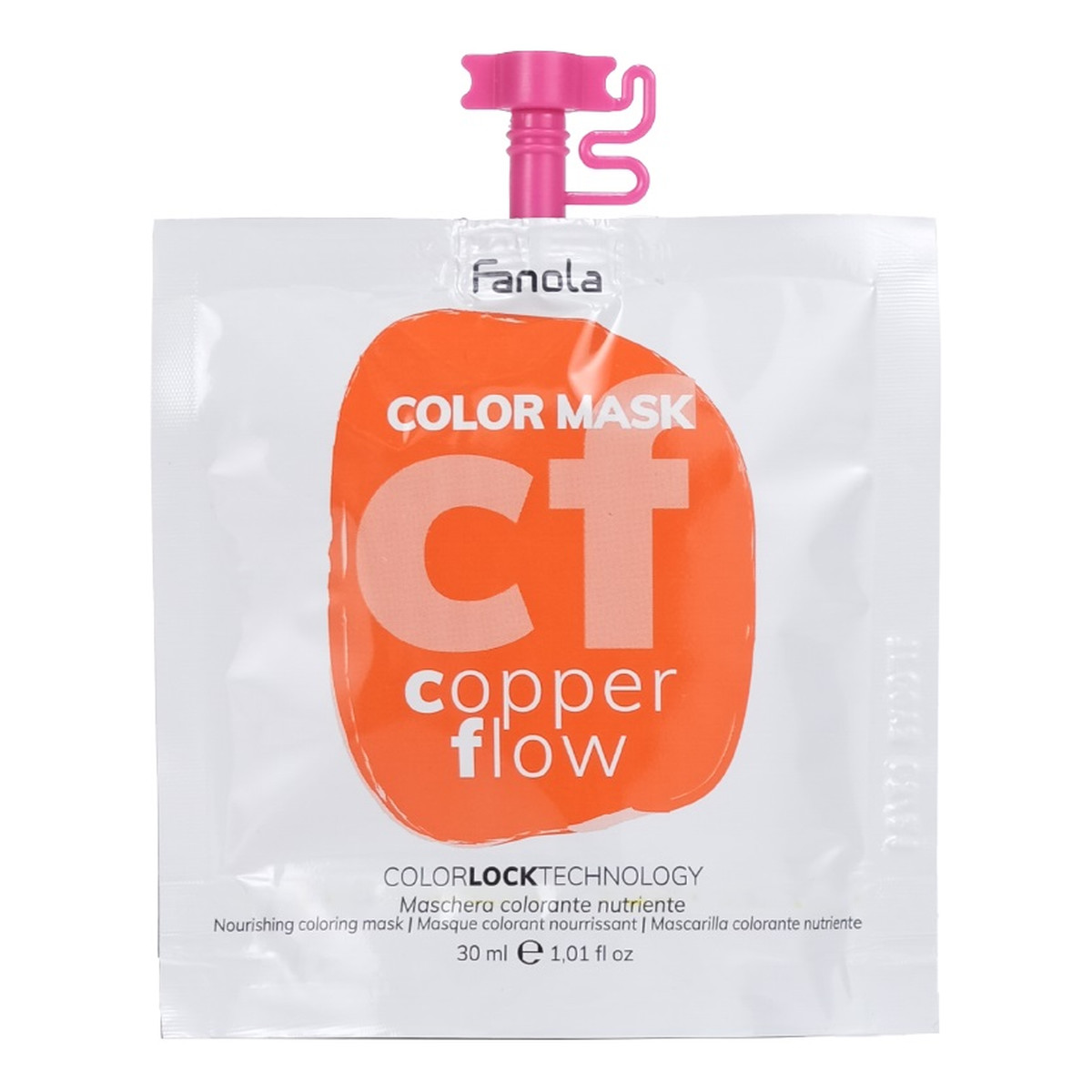 Fanola Color mask maska koloryzująca do włosów copper flow 30ml