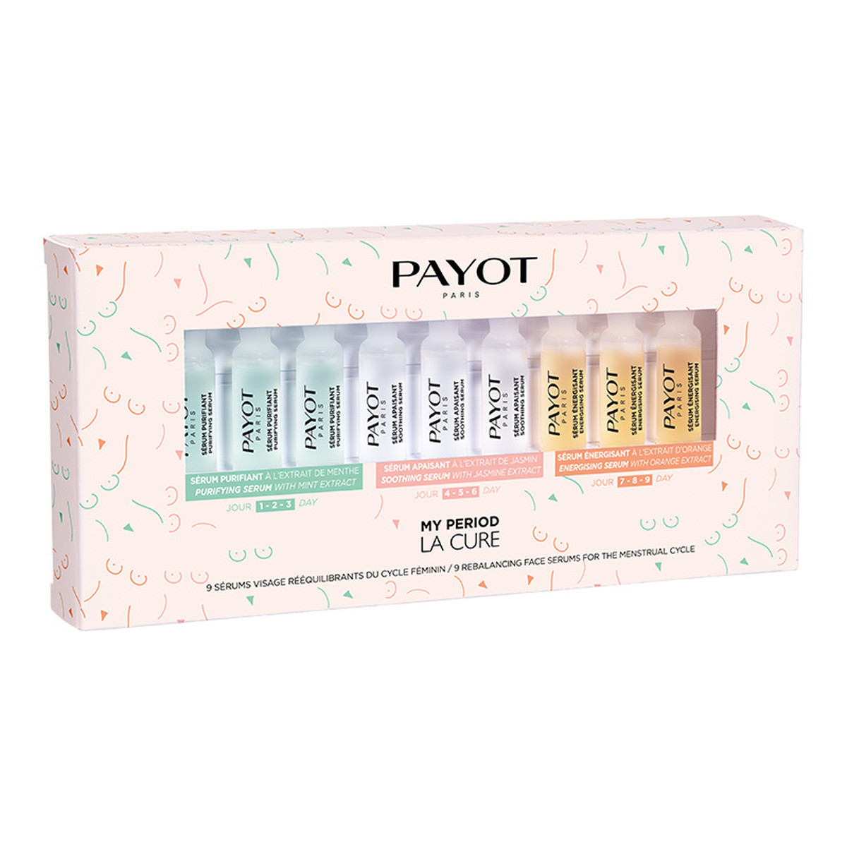 Payot My period la cure rebalancing face serums równoważące serum do twarzy 9x1. 5ml