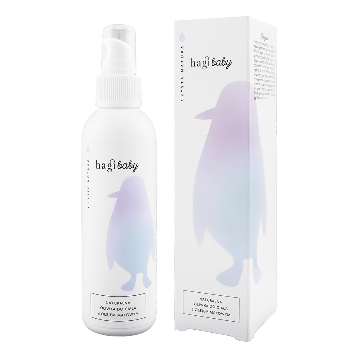 Hagi Baby Naturalna Oliwka do Ciała z Olejem Makowym 150ml
