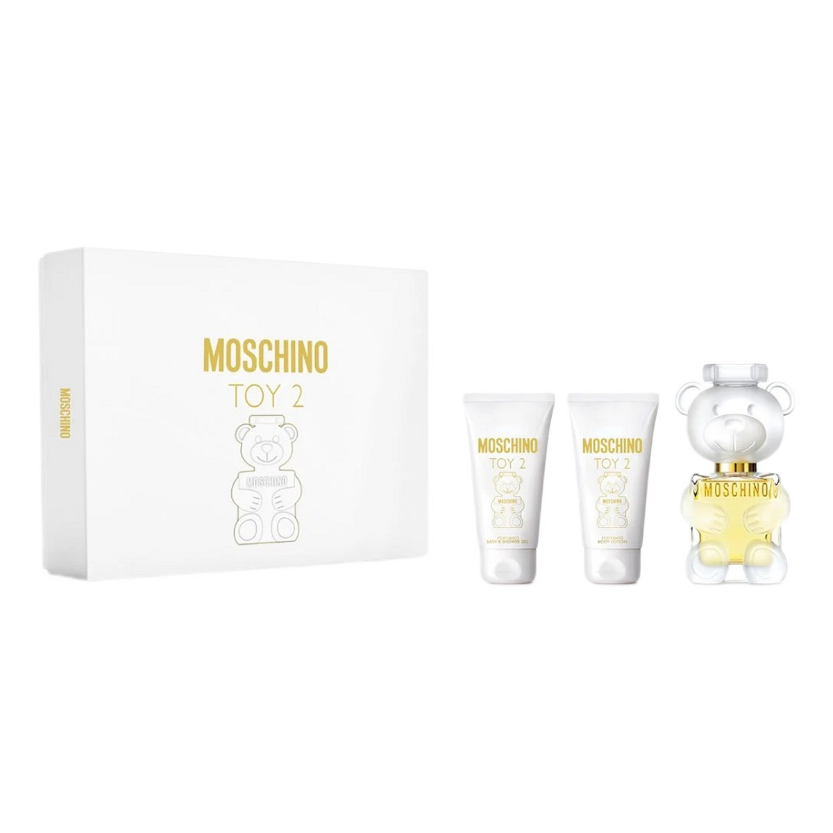 Moschino Toy 2 Zestaw woda perfumowana spray 50ml + żel pod prysznic 50ml + balsam do ciala 50ml