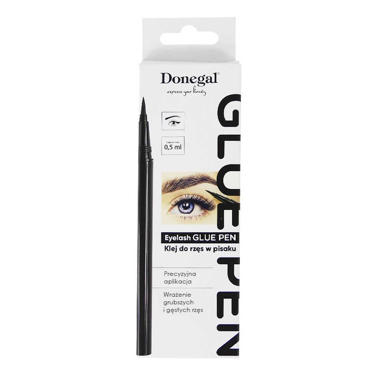 Donegal Klej do sztucznych rzęs w pisaku Glue Pen (4434) 1szt