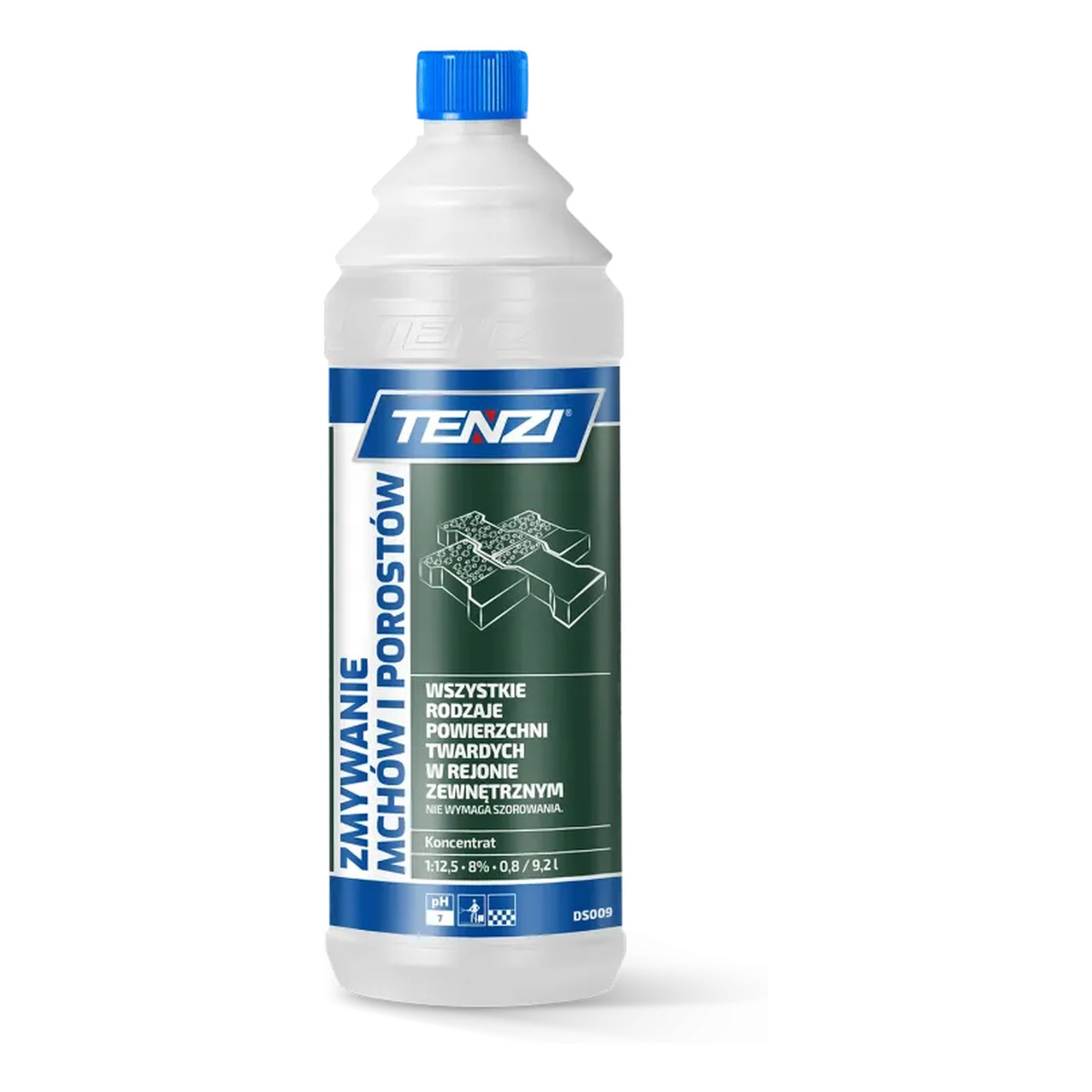Tenzi Zmywanie Mchów, Porostów Środek do usuwania mchów i porostów z kostki brukowej 1000ml