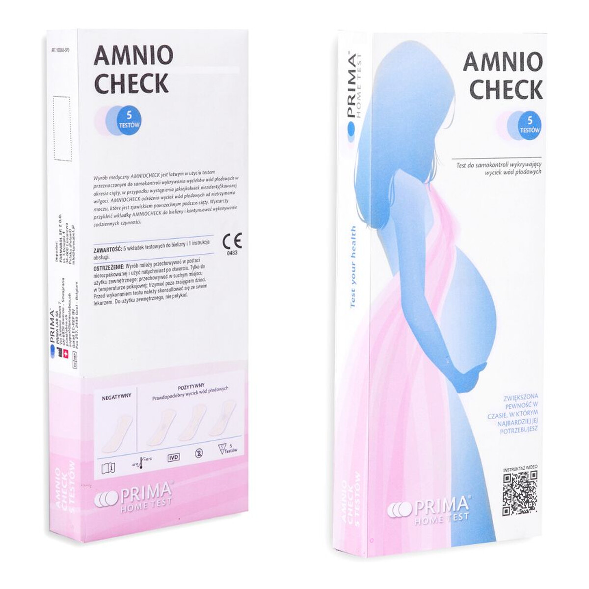 Farmabol Amniocheck test wykrywający wyciek wód płodowych 5szt