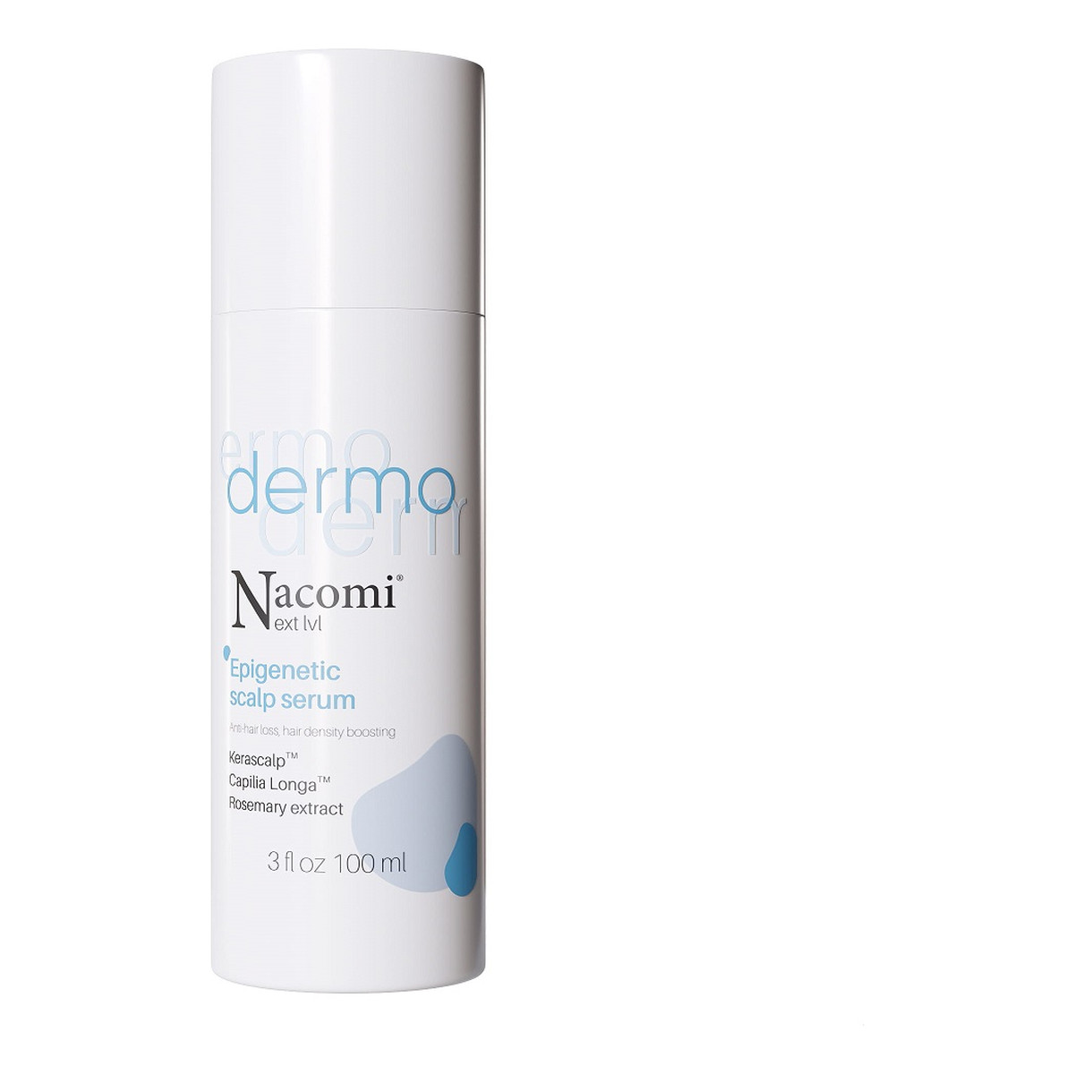 Nacomi Next level Dermo epigenetyczne serum do skóry głowy zapobiegające wypadaniu włosów i zagęszczające 100ml