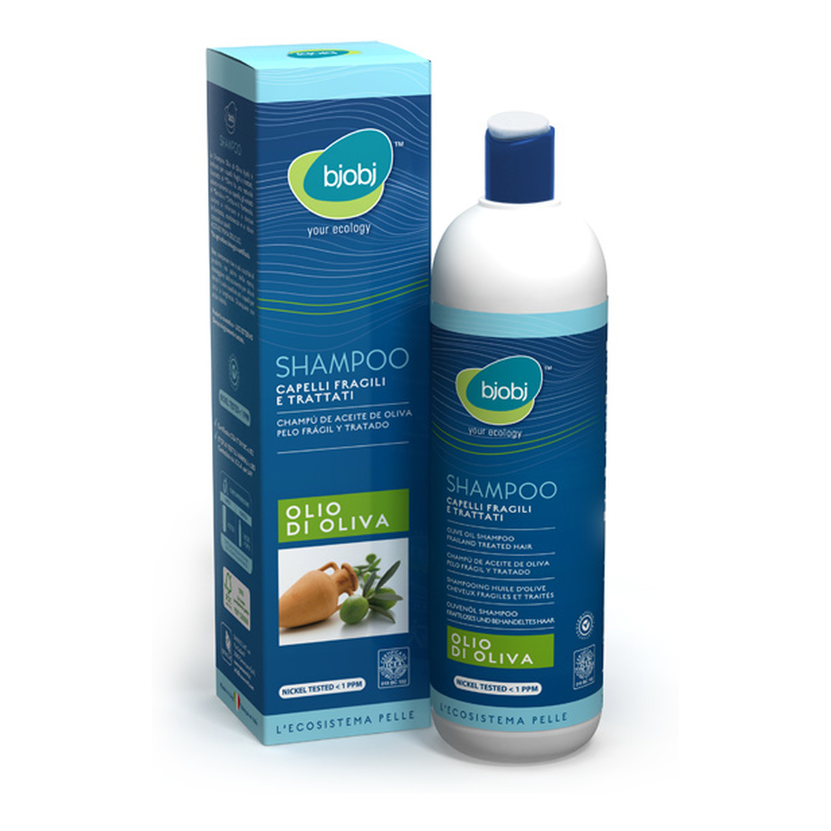 Bjobj Odżywczy szampon do włosów delikatnych z oliwą z oliwek 250ml