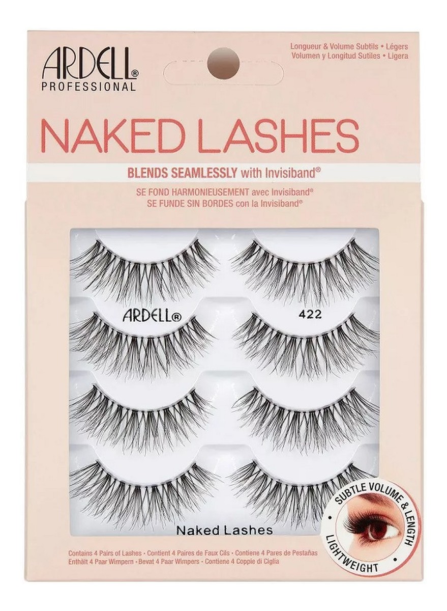 Naked lashes multipack sztuczne rzęsy na pasku 422 black