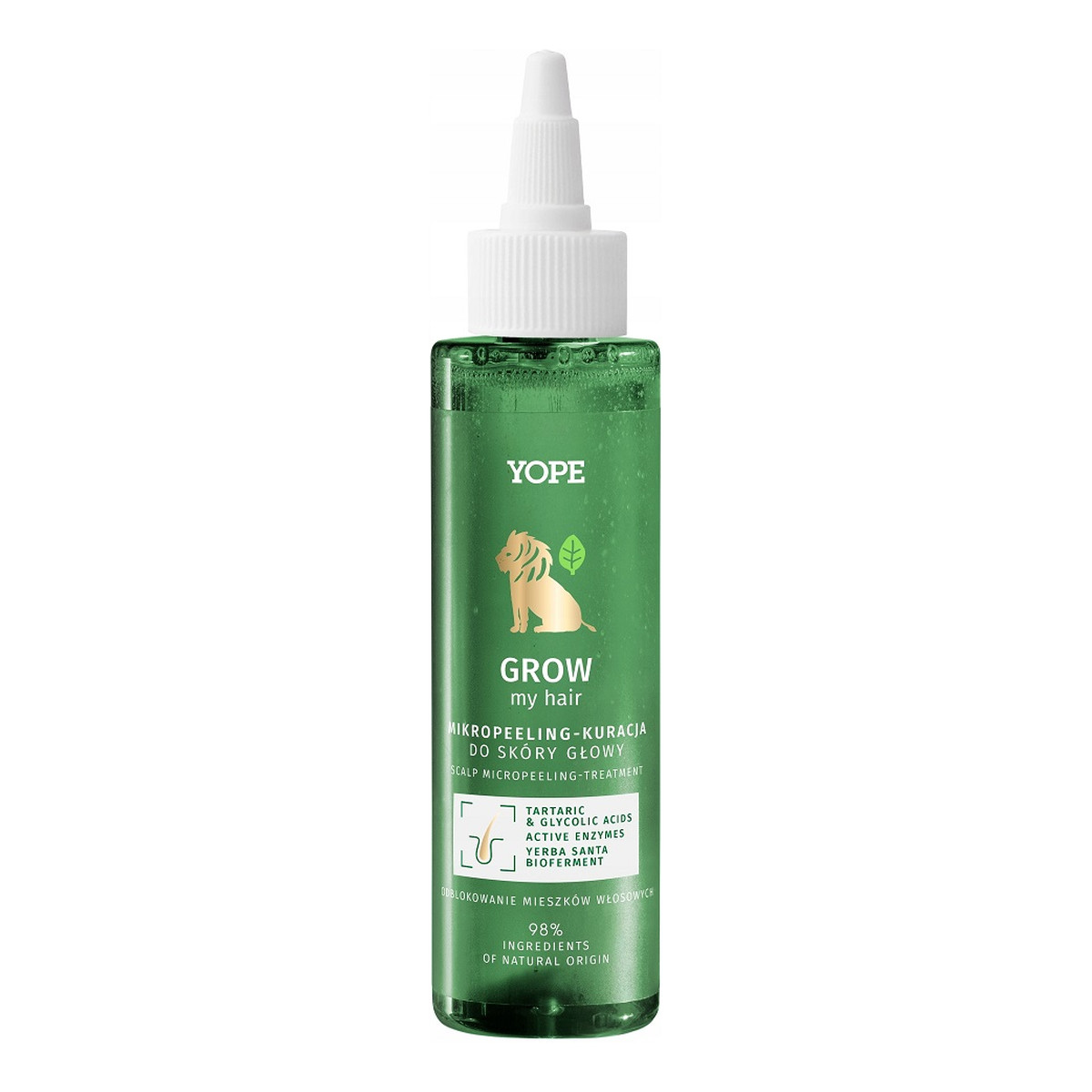 Yope Grow my hair mikropeeling-kuracja do skóry głowy 115ml