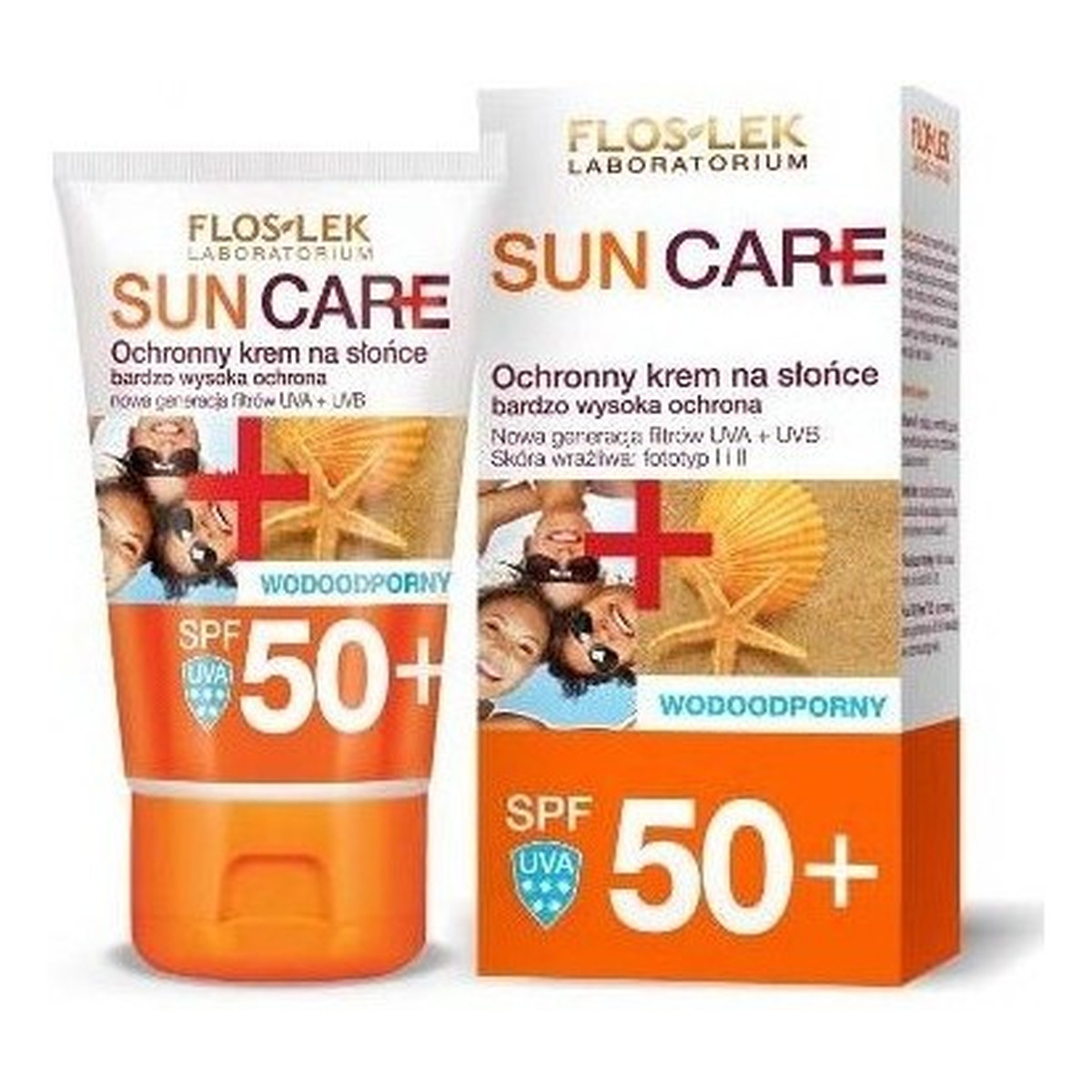 FlosLek Sun Care Laboratorium Krem Ochronny Do Opalania SPF50 50ml