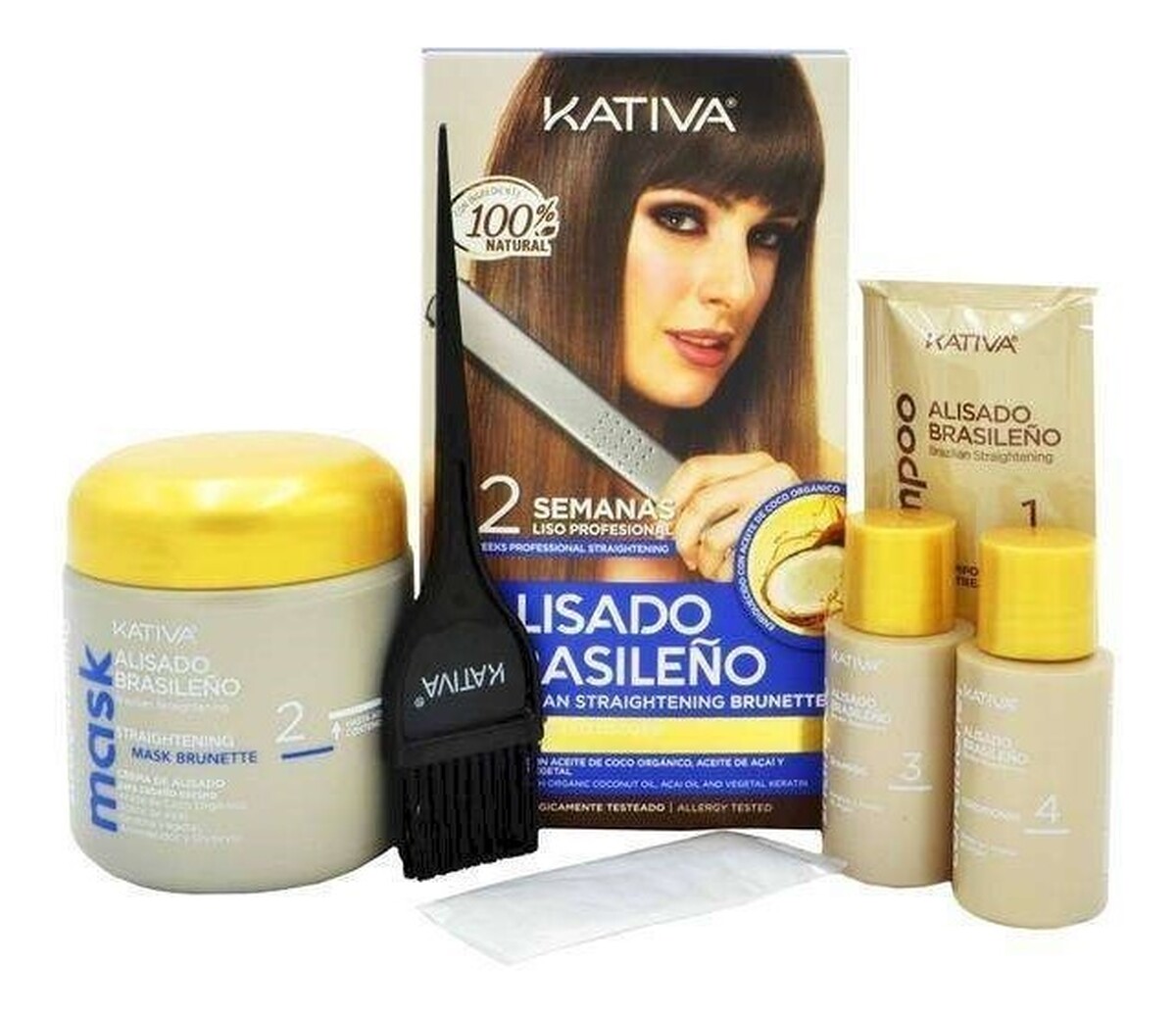 Brazilian Straightening Brunette Keratynowe prostowanie włosów ciemnych