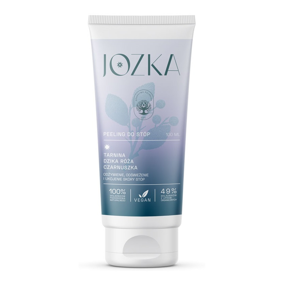 Jozka Peeling do stóp tarnina dzika róża czarnuszka 100ml