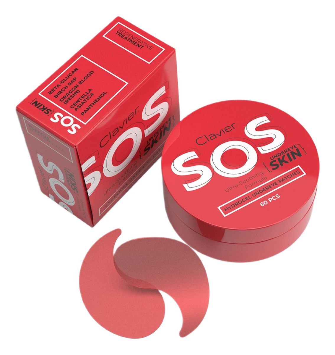 SOS Undereye Skin regenerujące żelowe płatki pod oczy 60szt.