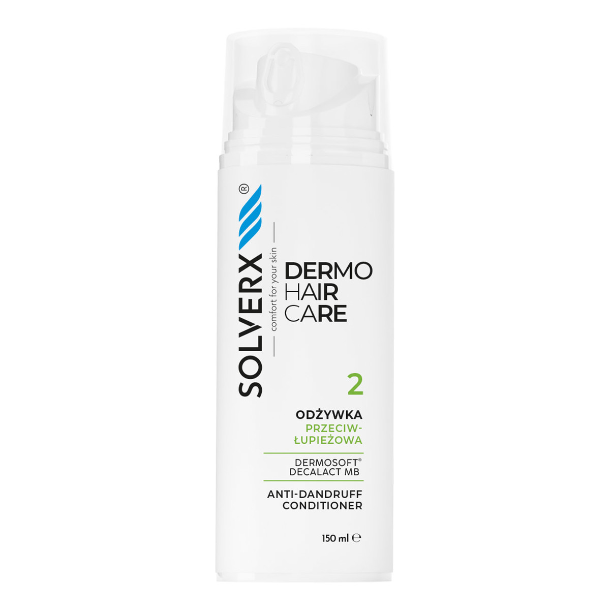 Solverx dermoHAIR odżywka przeciwłupieżowa 150ml