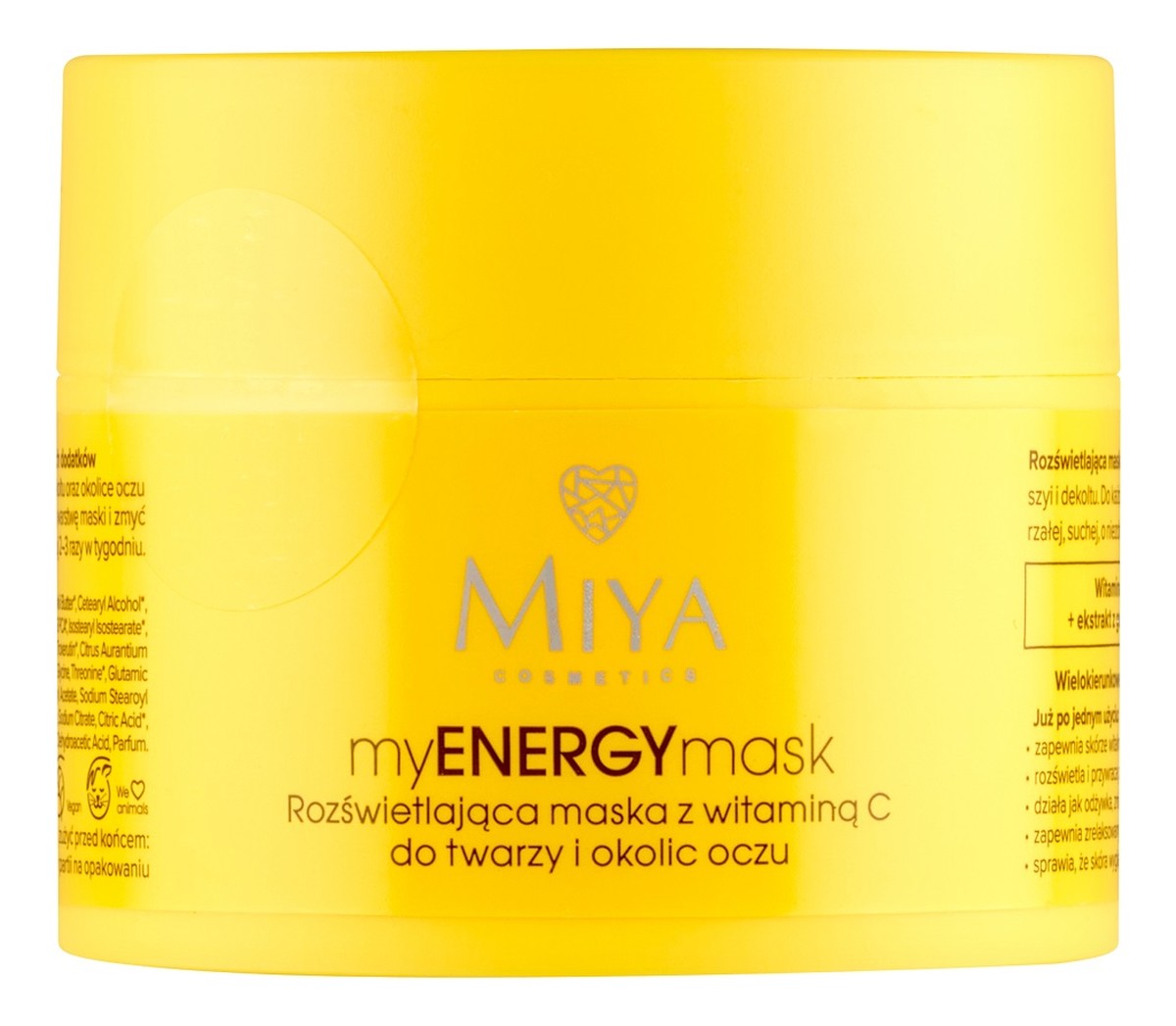rozświetlająca maska z witaminą c