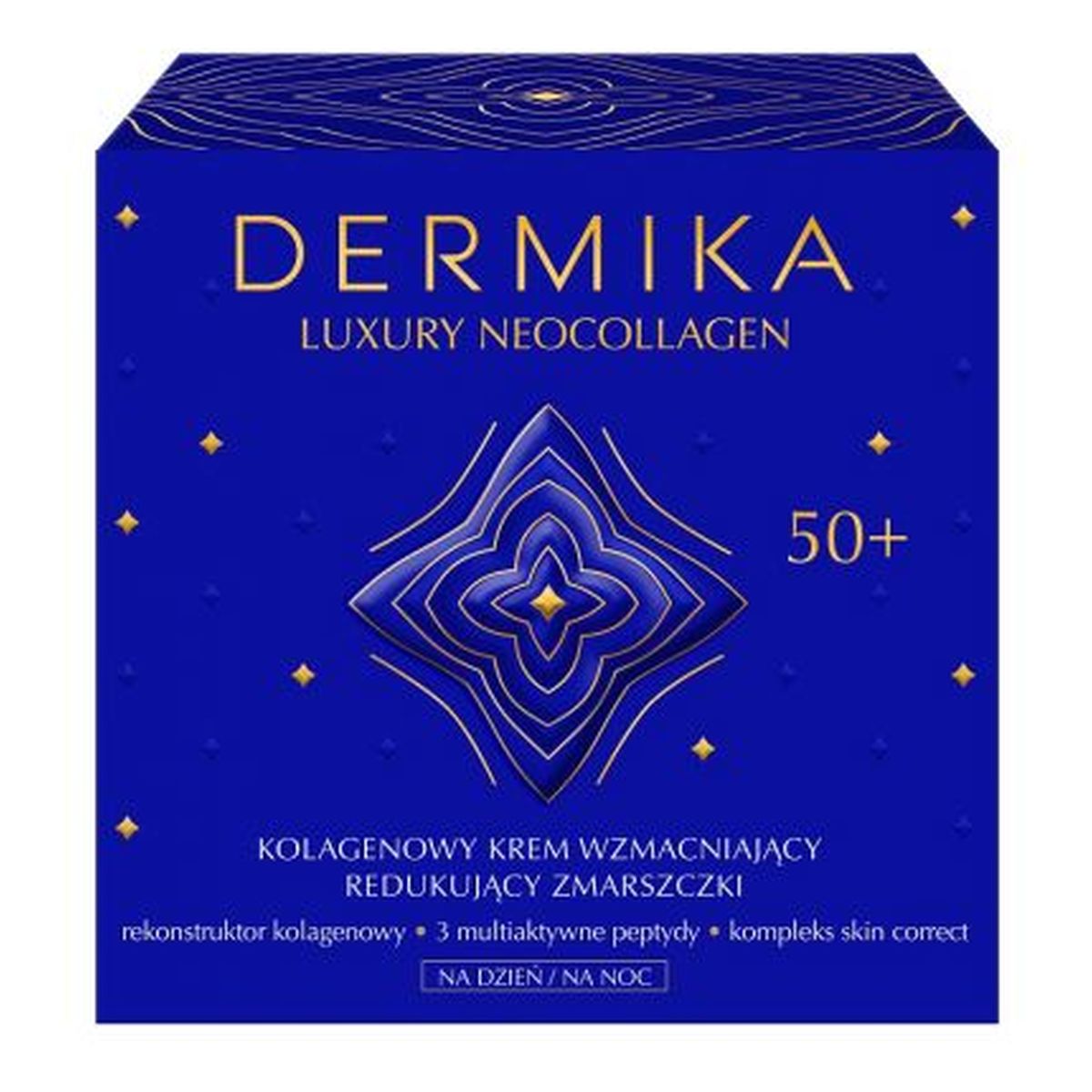 Dermika Luxury Neocollagen 50+ kolagenowy krem wzmacniający do redukcji zmarszczek na dzień i na noc 50ml