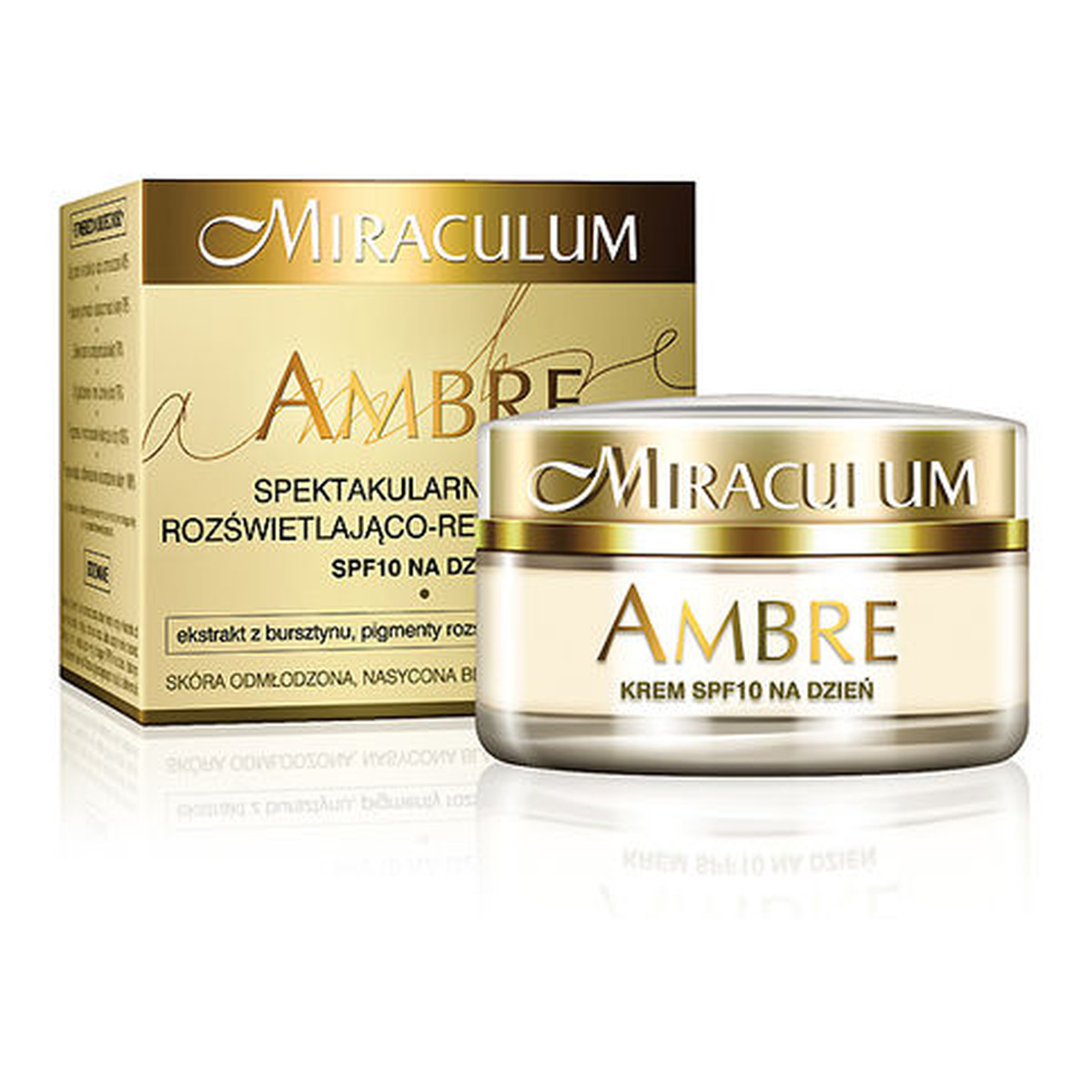 Miraculum Ambre Spektakularny Krem Rozświetlająco-Rewitalizujący SPF10 Na Dzień 50ml