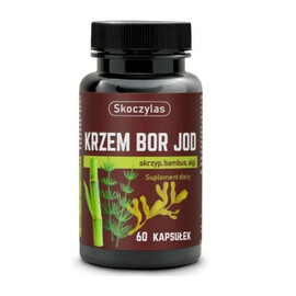 Krzem Bor Jod suplement diety 60 kapsułek