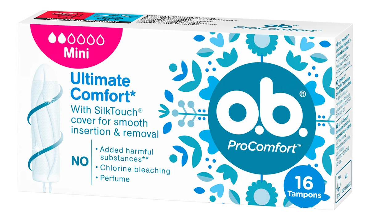Mini komfortowe tampony higieniczne 16szt