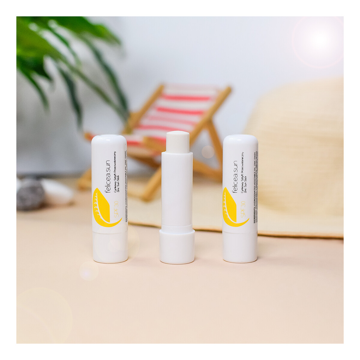 Cynkowy sztyft przeciwsłoneczny SPF30