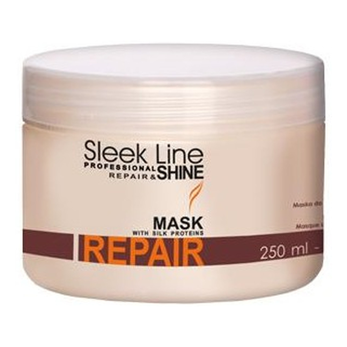 Stapiz Sleek Line Repair&Shine Maska Z Jedwabiem Do Włosów Zniszczonych i Suchych 250ml