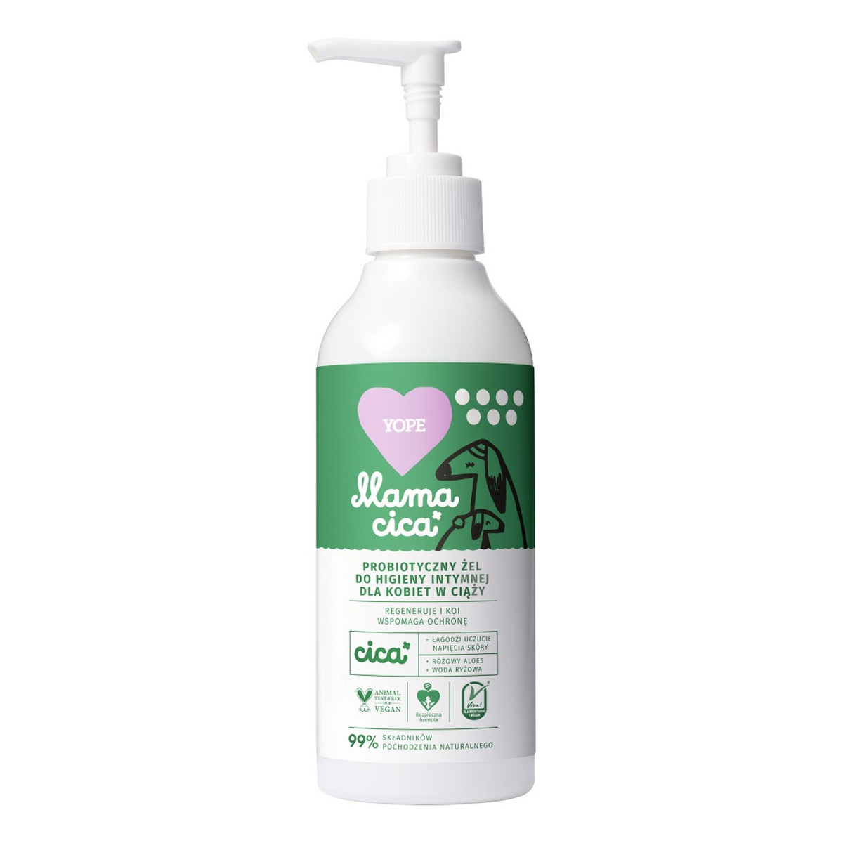 Yope Mama Cica probiotyczny Żel do higieny intymnej 300ml