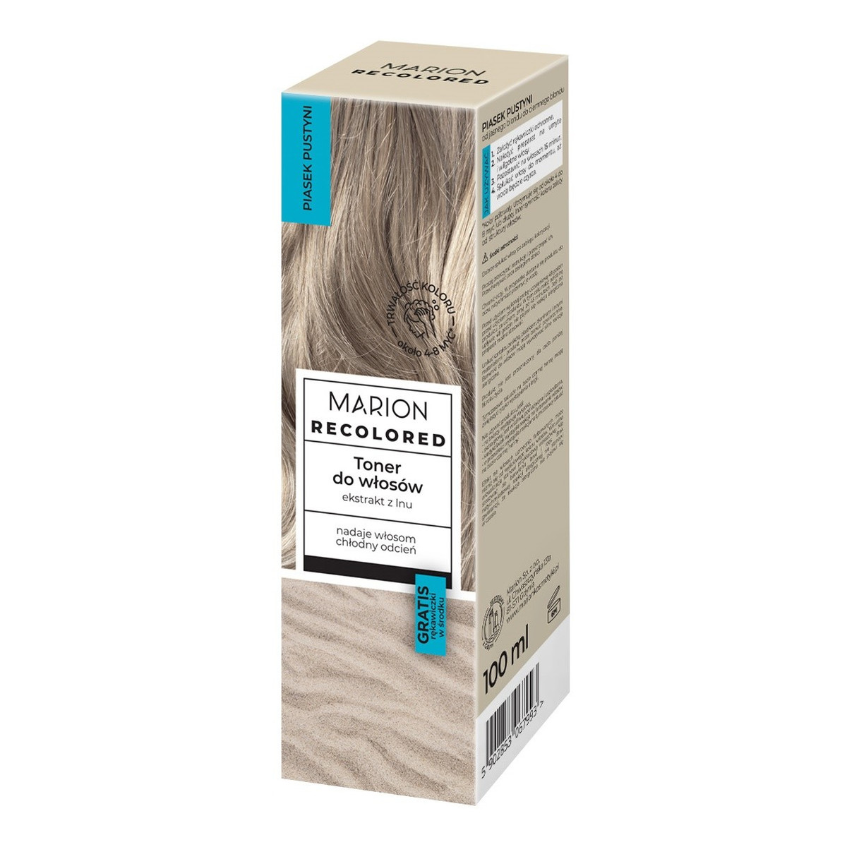 Marion Recolored   Toner do włosów Piasek Pustyni 100ml