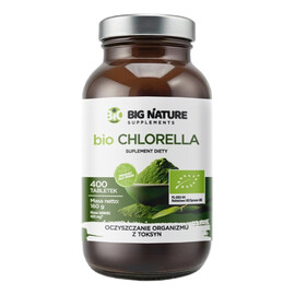 Bio chlorella suplement diety 400 tabletek