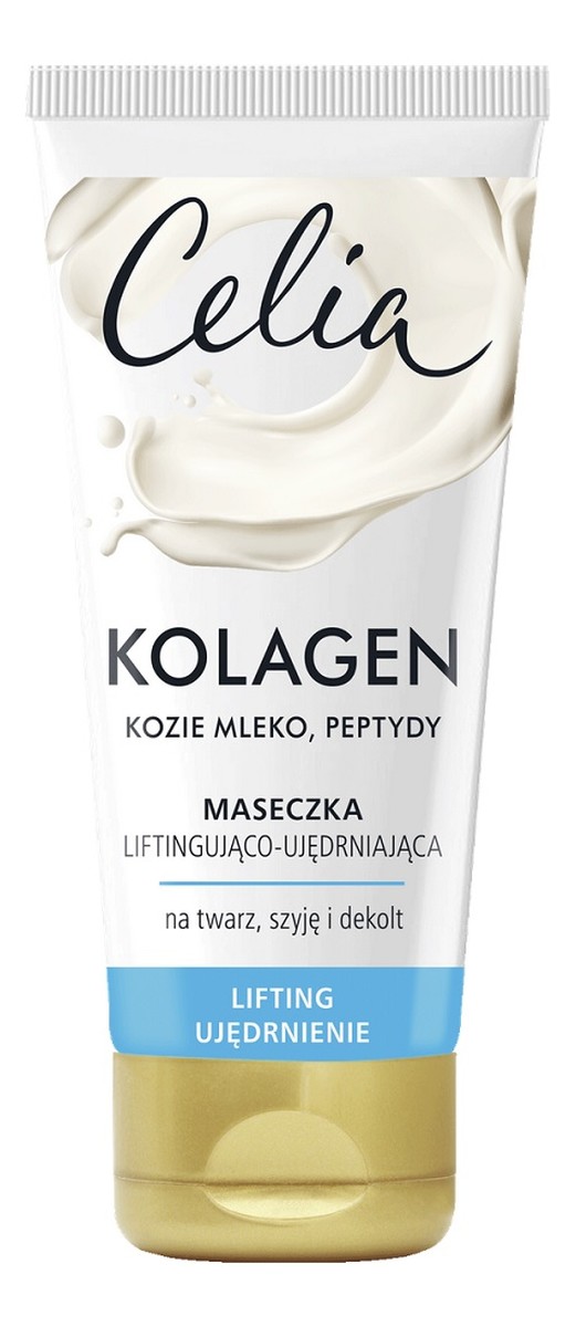 Kolagen maseczka liftingująco-ujędrniająca z kozim mlekiem i peptydami