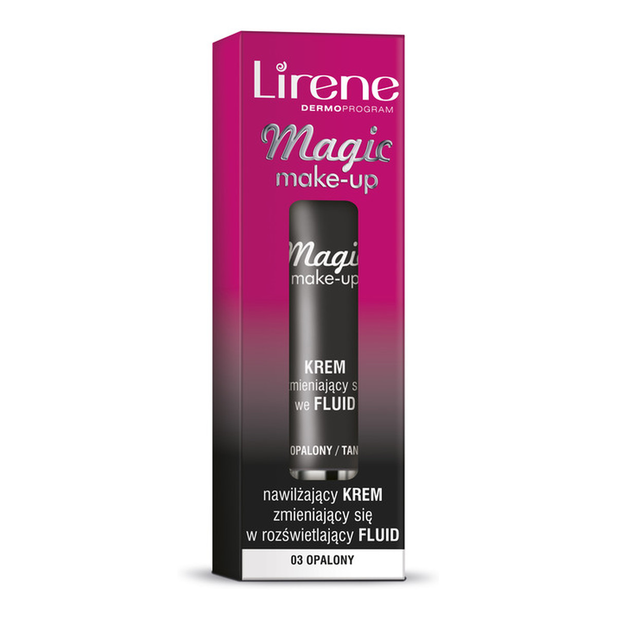 Lirene Magic Make Up Dermo Program Nawilżający Krem Zmieniający Się w Rozświetlający Fluid 30ml