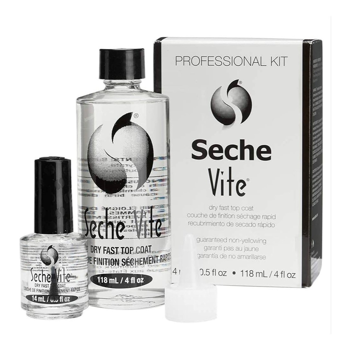 Seche Vite Dry Fast Top Coat Szybkoschnący lakier ochronny 14ml