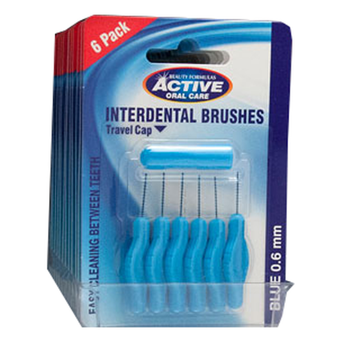 Beauty Formulas Blue Active Oral Care Czyścik Do Przestrzeni Międzyzębowych 6szt. 0,60mm