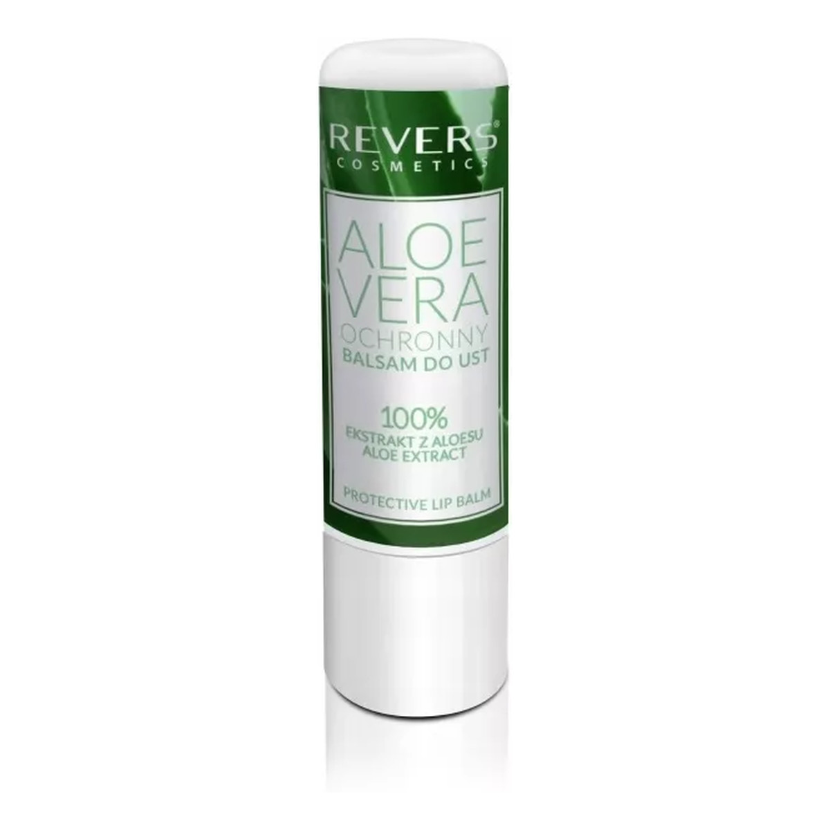 Revers Aloe Vera Ochronna Pomadka Balsam Do Ust z Ekstraktem z Aloesu 4g