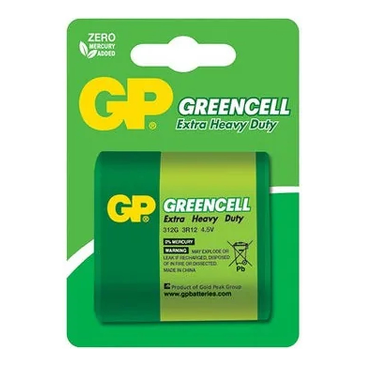 GP Battery Greencell Bateria cynkowo - chlorkowa 3R12 4.5V (1) 312g