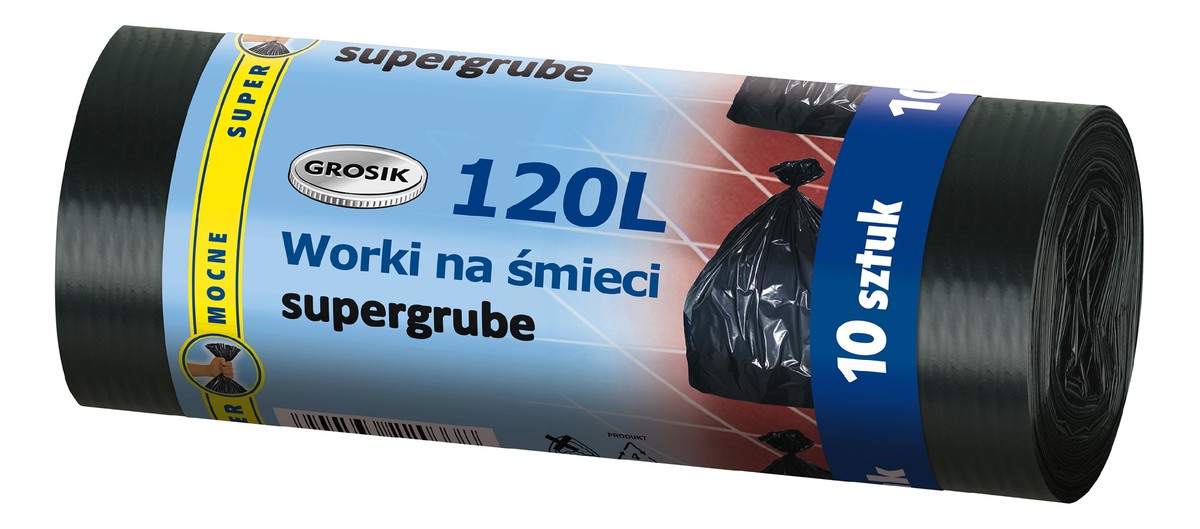 Worki na śmieci LD 120l/10sztuk