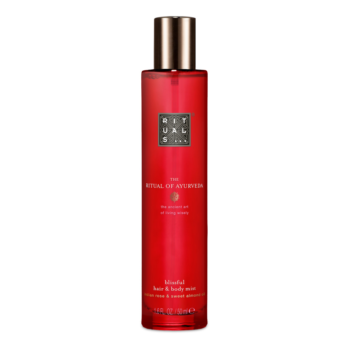 Rituals The Ritual of Ayurveda Blissful Hair & Body Mist Mgiełka do włosów i ciała Indian Rose & Sweet Almond Oil 50ml