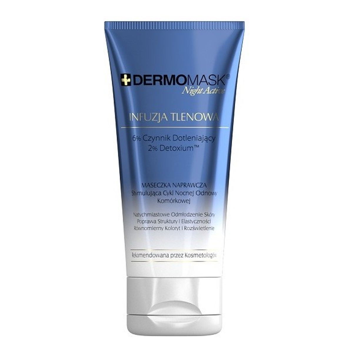 Lbiotica / Biovax Dermomask Night Active Maseczka naprawcza na twarz Infuzja Tlenowa 30ml