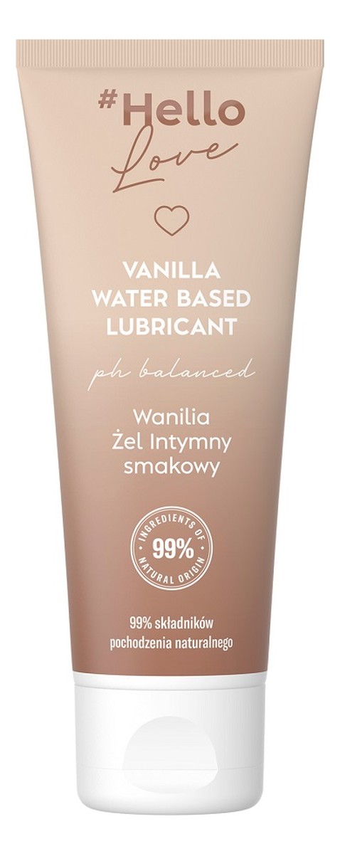 Żel intymny na bazie wody vanilla