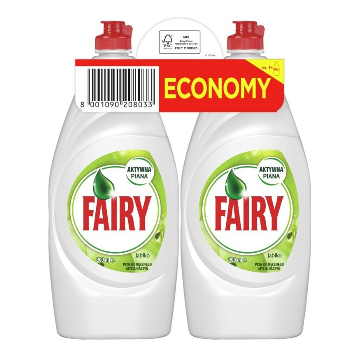 Fairy Płyn do mycia naczyń Apple 2x900ml