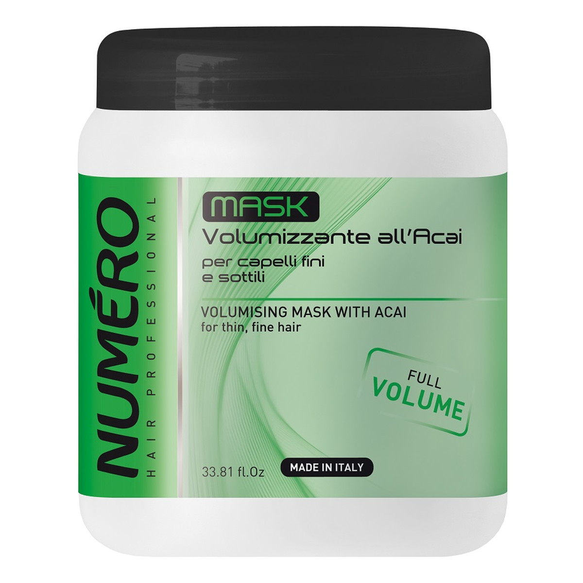 Numero Volumising Mask Acai maska do włosów nadająca objętość z jagodami acai 1000ml