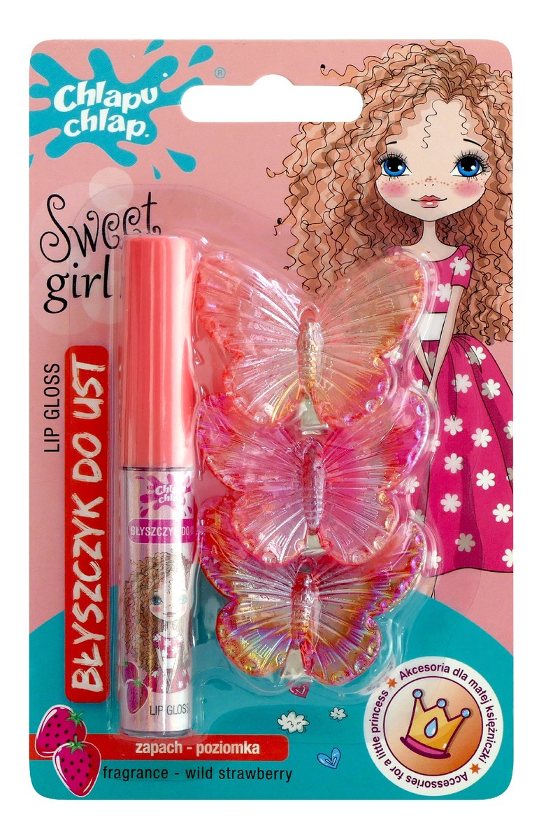 Balsam do ust ze spinkami d/wł.poziom