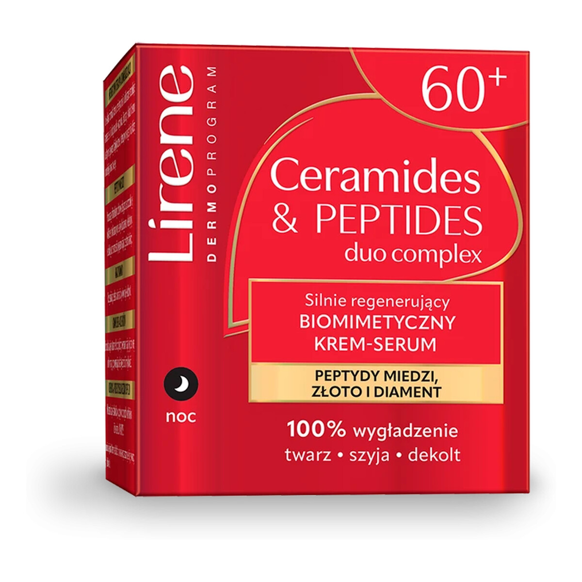 Lirene Silnie regenerujący krem-serum o bogatej formule 60+ na noc 50ml