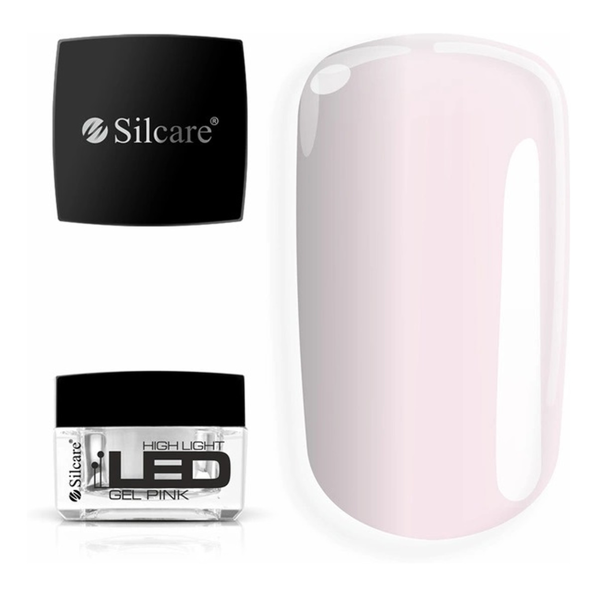 Silcare High Light Led Gel średniogęsty jednofazowy Żel do paznokci pink 30g