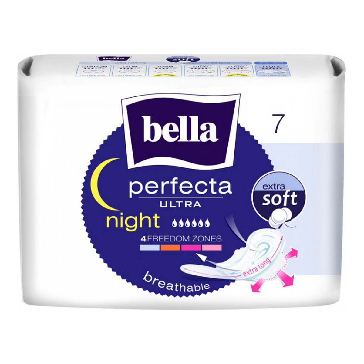 Bella Podpaski Ultra Night Extra Soft 7szt