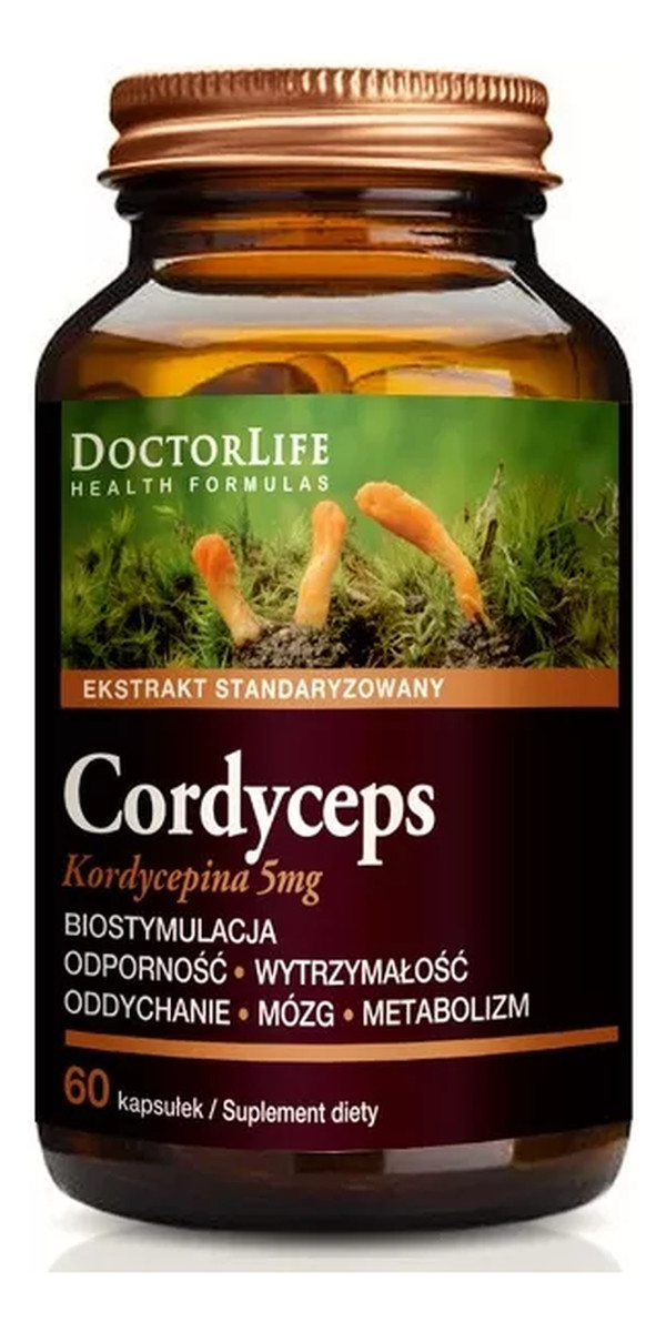 Cordyceps 500mg suplement diety 60 kapsułek