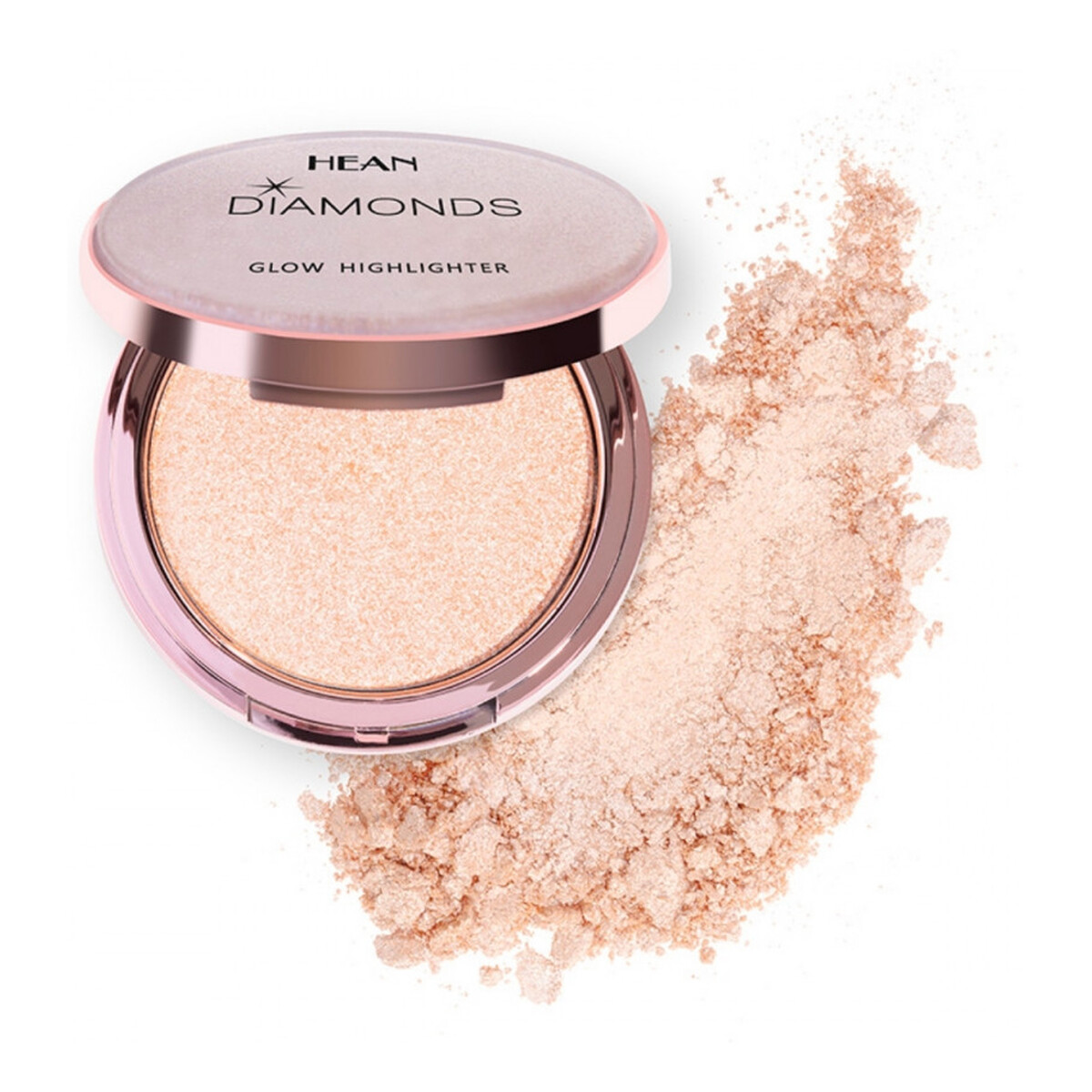 Hean Diamonds Glow Highlighter Rozświetlacz do twarzy i ciała 6g