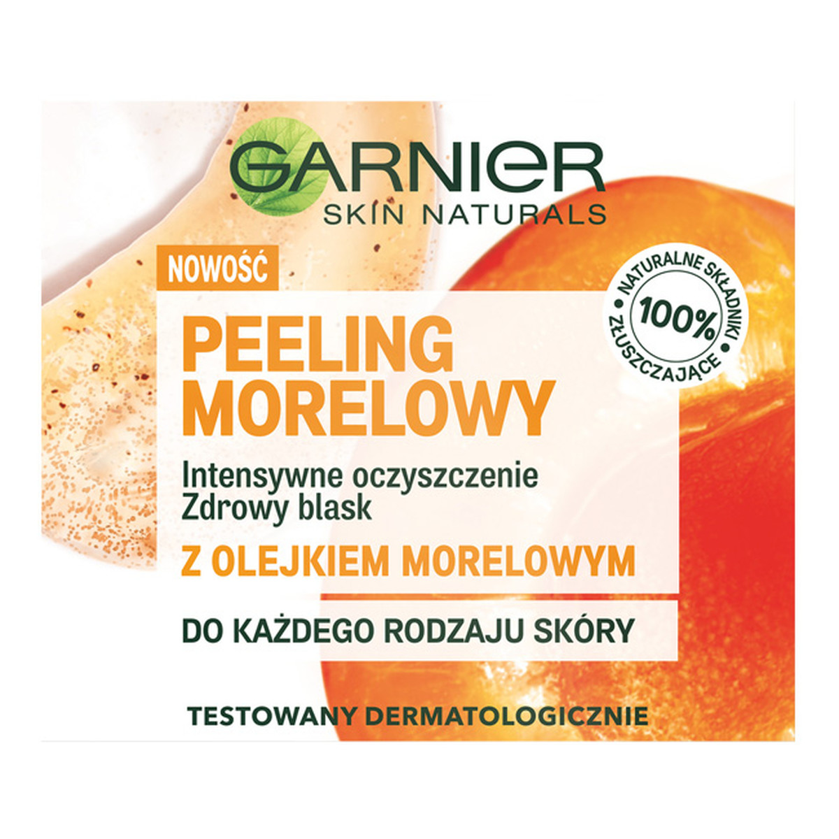 Garnier Skin Naturals Apricot Scrub peeling morelowy intensywne oczyszczenie 50ml