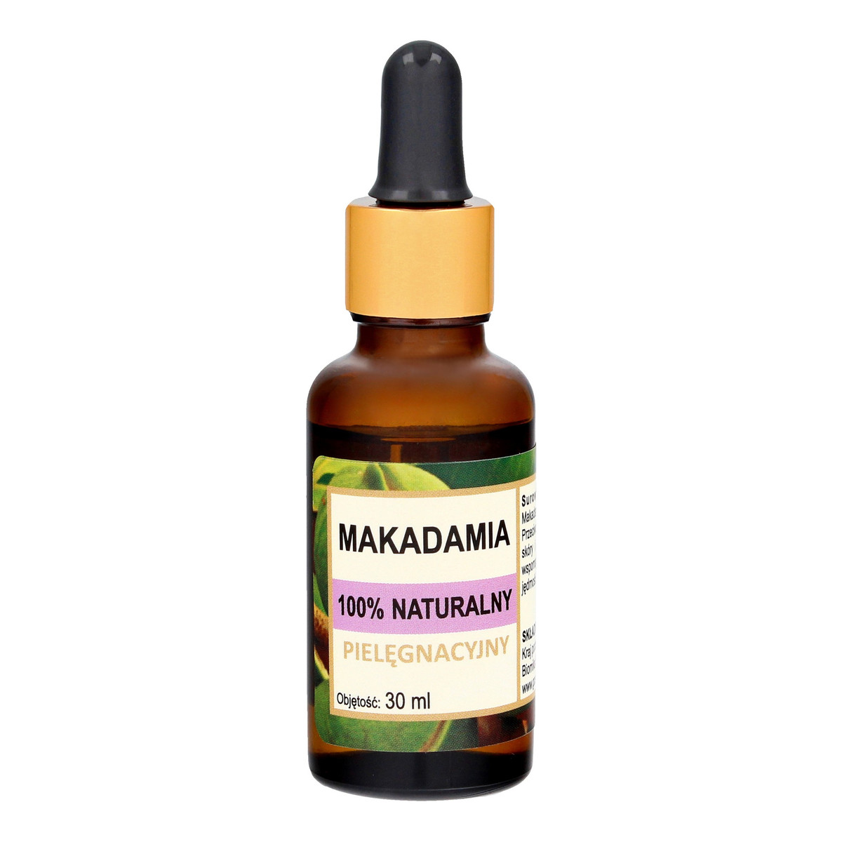 Biomika 100% Naturalny Olejek makadamia 30ml
