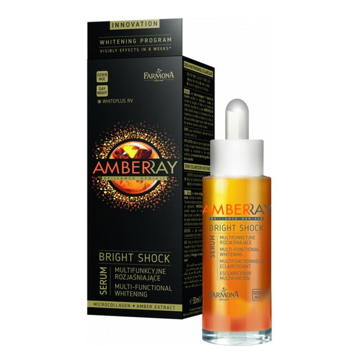 Farmona Amberray Serum multifunkcyjne rozjaśniające na dzień i noc 30ml